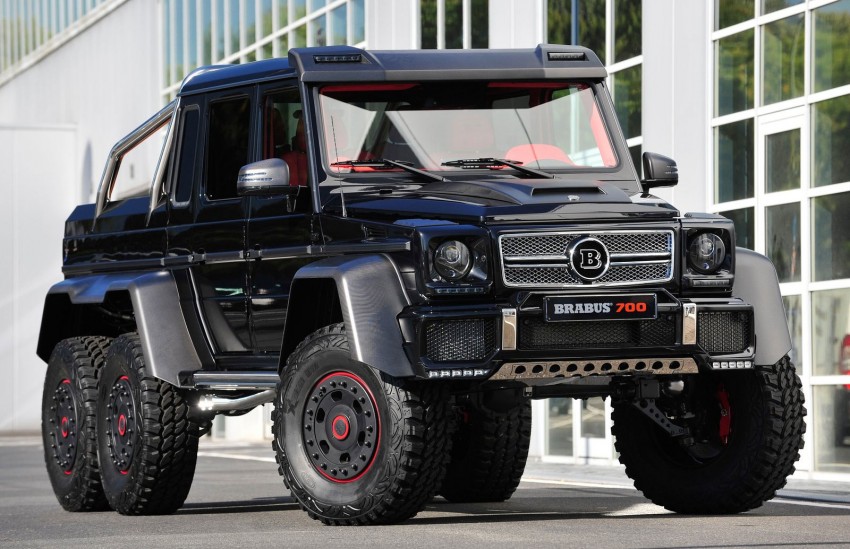 Brabus B63S-700 6×6 – the six-wheeled black beast 198682