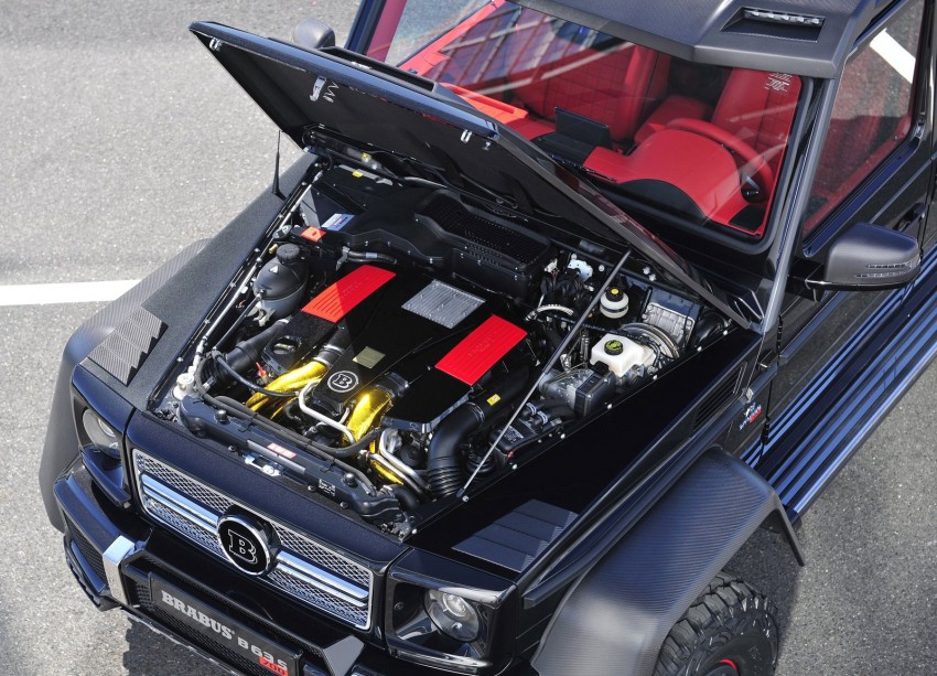 Brabus B63S-700 6×6 – the six-wheeled black beast 198695