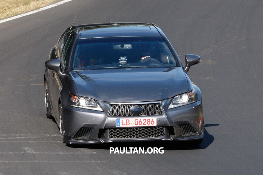 Lexus GS F sighted on the ‘Ring without any camo 196598