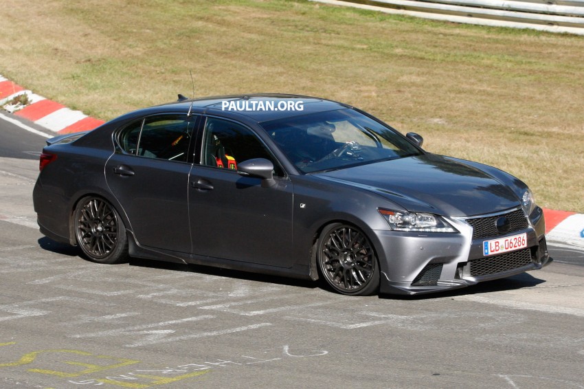 Lexus GS F sighted on the ‘Ring without any camo 196595