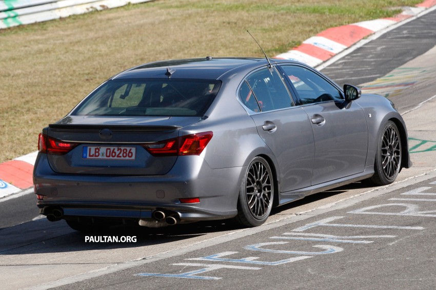 Lexus GS F sighted on the ‘Ring without any camo 196593