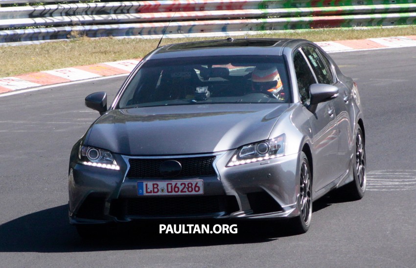Lexus GS F sighted on the ‘Ring without any camo 196229