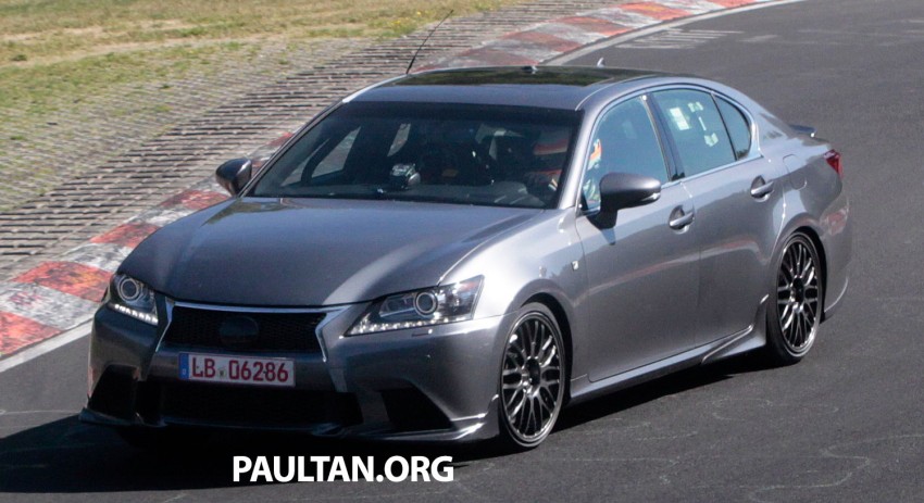 Lexus GS F sighted on the ‘Ring without any camo 196228