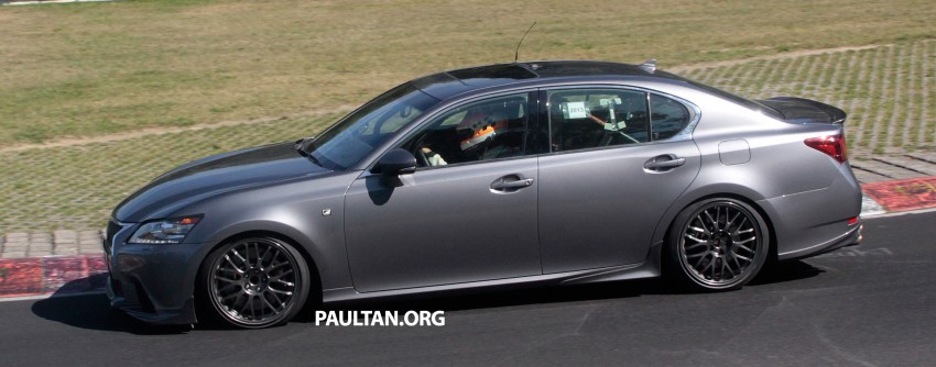 Lexus GS F sighted on the ‘Ring without any camo 196227