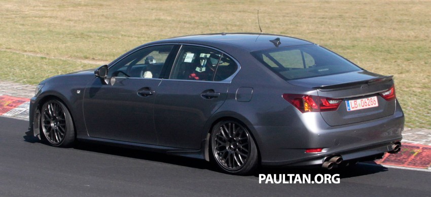 Lexus GS F sighted on the ‘Ring without any camo 196226