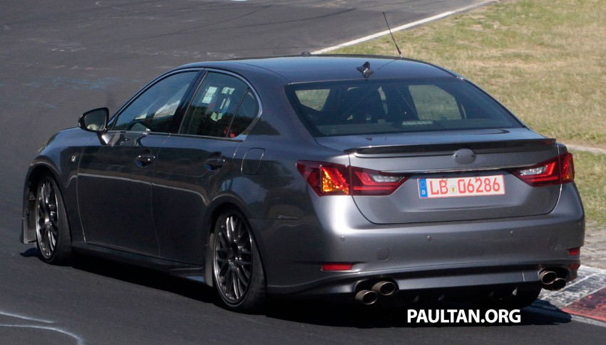 Lexus GS F sighted on the ‘Ring without any camo 196225