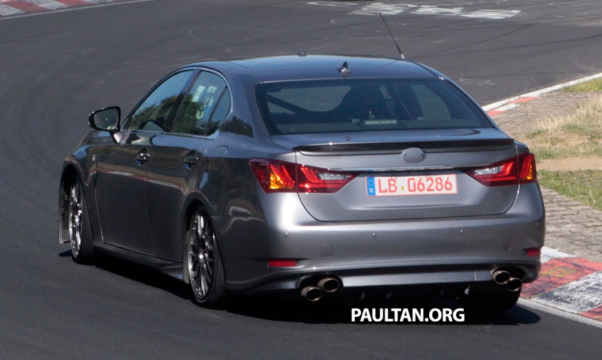 Lexus GS F sighted on the ‘Ring without any camo 196224