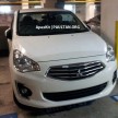 SPIED: Mitsubishi Attrage seen at JPJ before launch