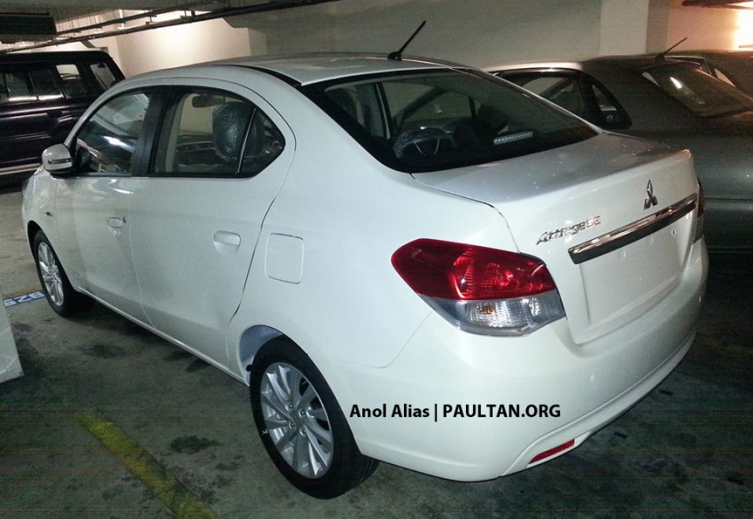 SPIED: Mitsubishi Attrage seen at JPJ before launch 196946