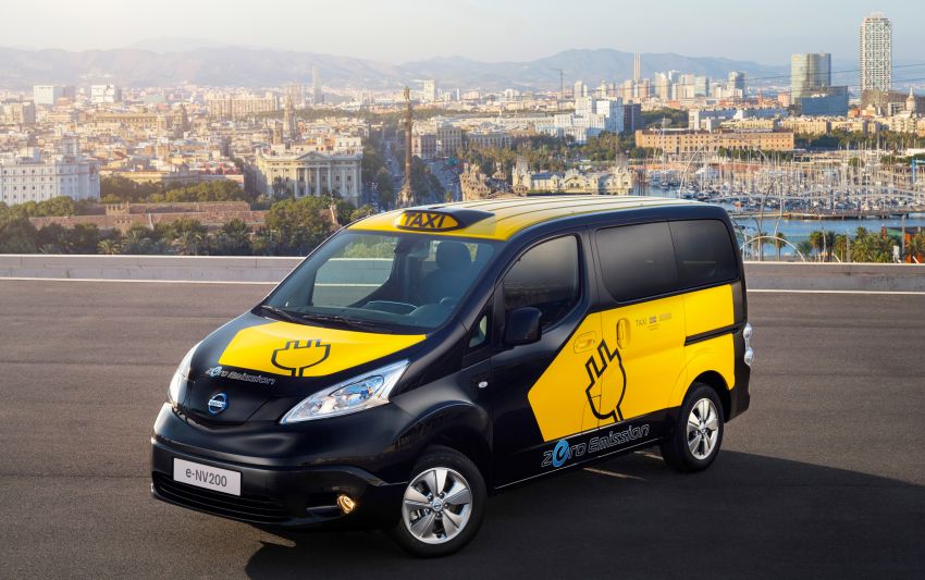 Barcelona to use Nissan e-NV200 electric taxi cabs 198189