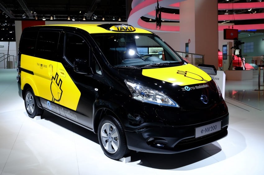Barcelona to use Nissan e-NV200 electric taxi cabs 198387