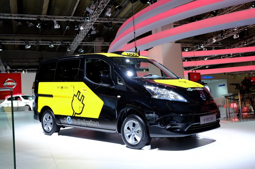 Barcelona to use Nissan e-NV200 electric taxi cabs 198388