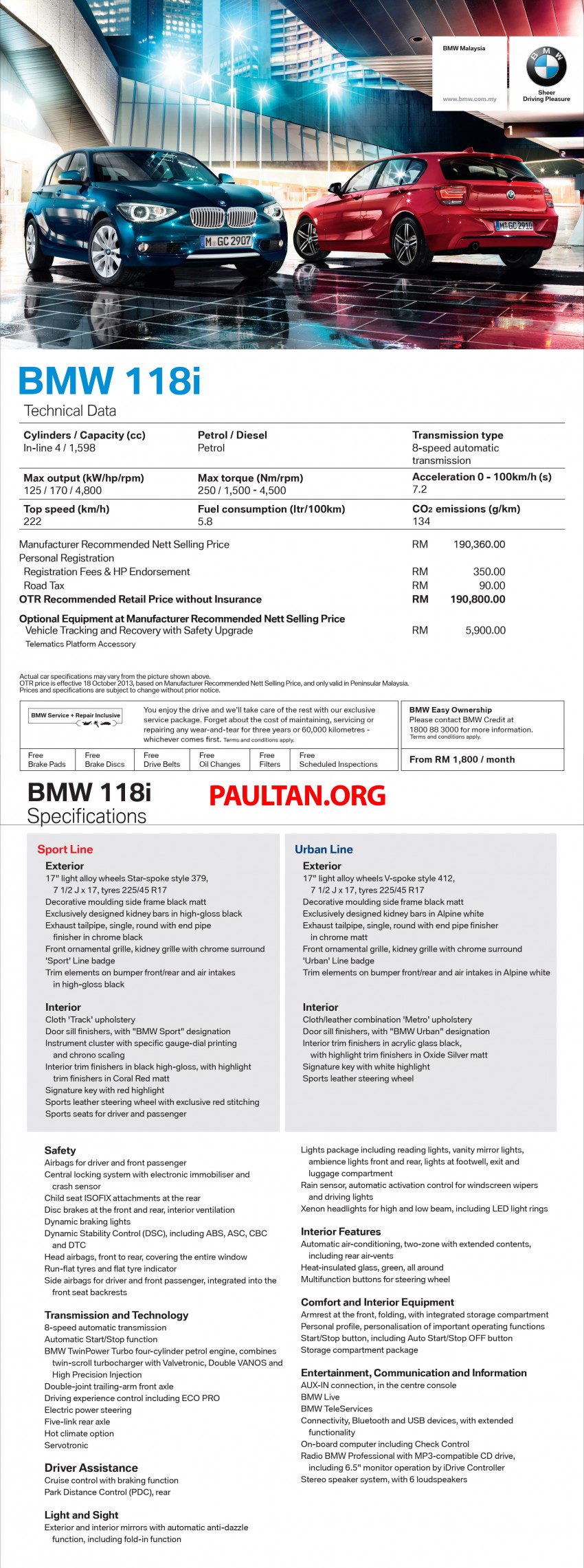 BMW 1 Series (F20) launched in Malaysia – 116i, 118i Sport/Urban, 125i Sport/M Sport, RM171k-254k 205396
