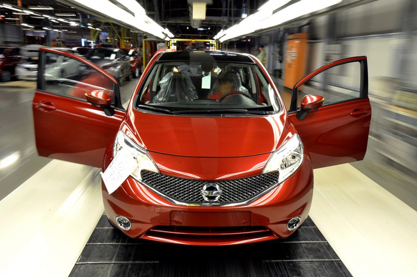 Production of new Nissan Note starts in Sunderland 199390