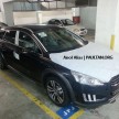 Peugeot 508 HYbrid4 and RXH spotted in Malaysia