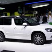 Skoda Yeti facelift turns up at the Frankfurt show