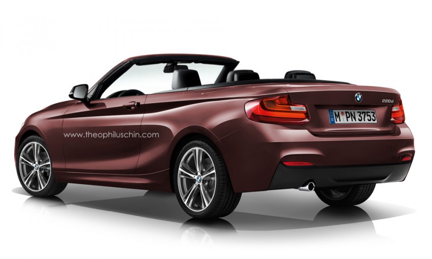 BMW 2 Series Convertible rendered, coming up next 206915