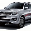 Toyota Fortuner updated: now with black cabin, Isofix