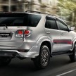 Toyota Fortuner updated: now with black cabin, Isofix