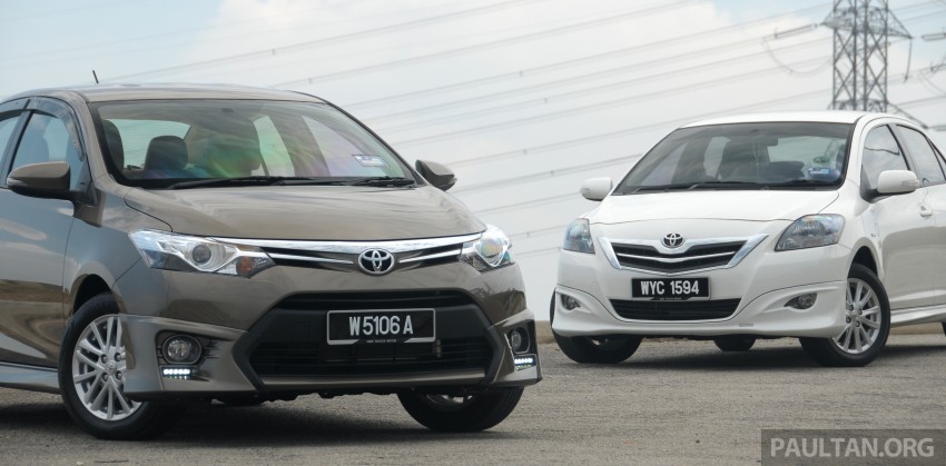 GALLERY: 2012 and 2013 Toyota Vios, side by side 202924