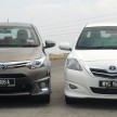 GALLERY: 2012 and 2013 Toyota Vios, side by side