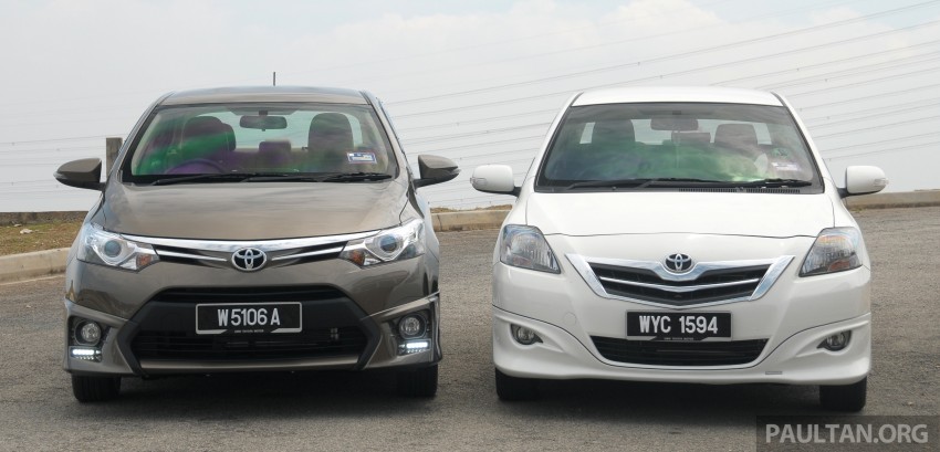 GALLERY: 2012 and 2013 Toyota Vios, side by side 202925