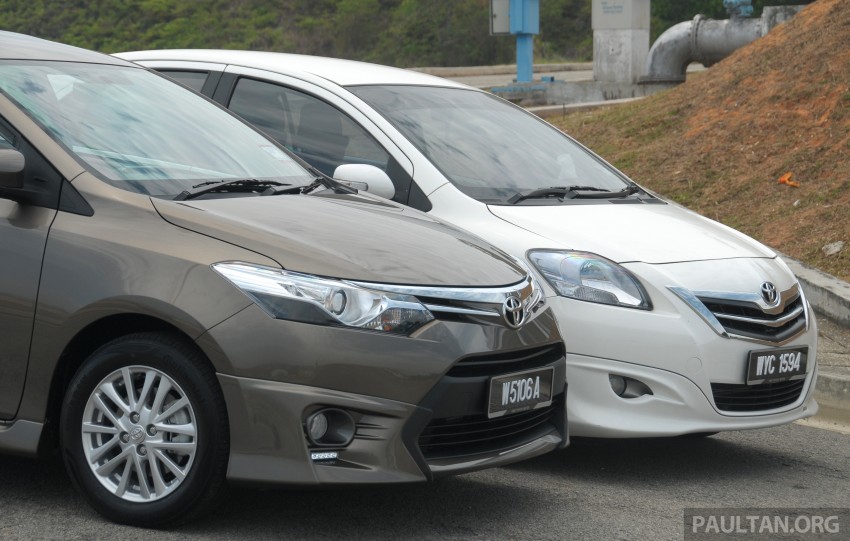 GALLERY: 2012 and 2013 Toyota Vios, side by side 202927