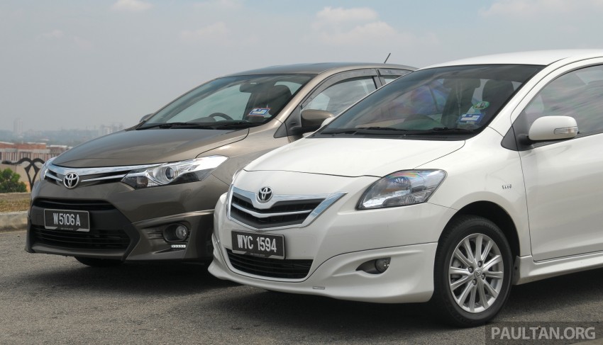 GALLERY: 2012 and 2013 Toyota Vios, side by side 202928