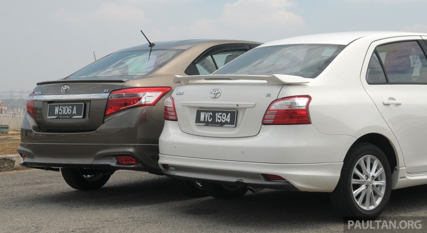 GALLERY: 2012 and 2013 Toyota Vios, side by side 202937