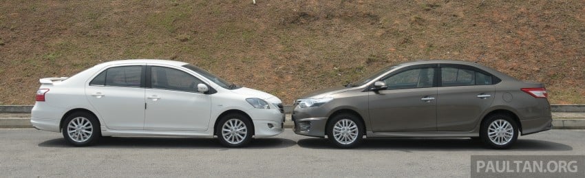 GALLERY: 2012 and 2013 Toyota Vios, side by side 202938