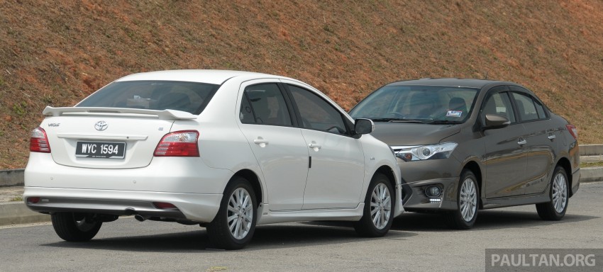 GALLERY: 2012 and 2013 Toyota Vios, side by side 202939