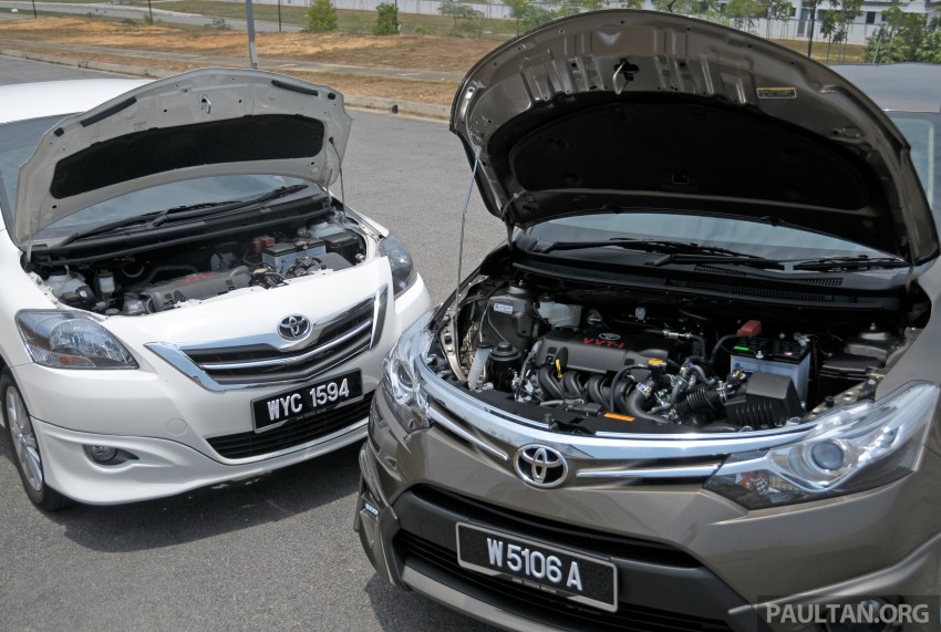 GALLERY: 2012 and 2013 Toyota Vios, side by side 202944