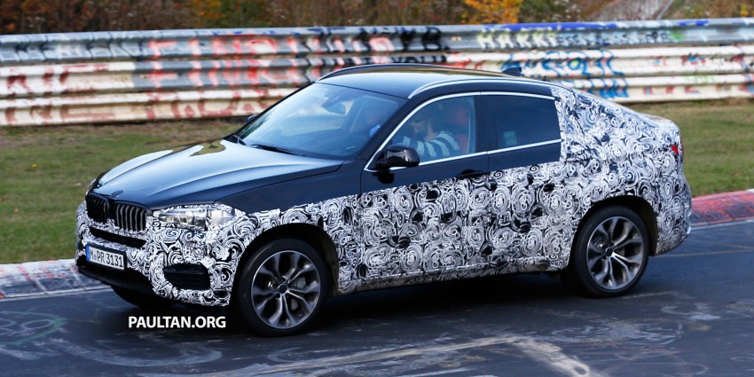 SPYSHOTS: 2015 BMW X6 spied testing on the ‘Ring 205989
