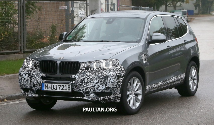 SPYSHOTS: BMW X3 LCI gets subtle nip and tuck 204832