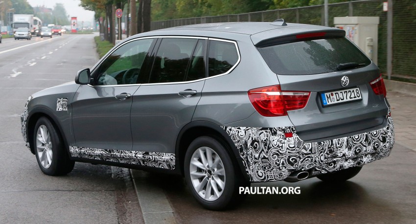 SPYSHOTS: BMW X3 LCI gets subtle nip and tuck 204828