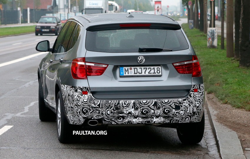 SPYSHOTS: BMW X3 LCI gets subtle nip and tuck 204829