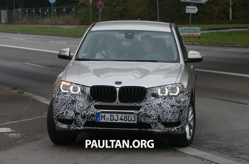 SPYSHOTS: BMW X3 LCI gets subtle nip and tuck 205073