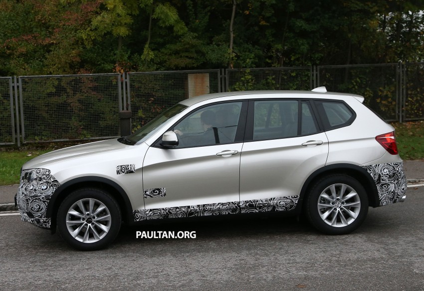 SPYSHOTS: BMW X3 LCI gets subtle nip and tuck 205067