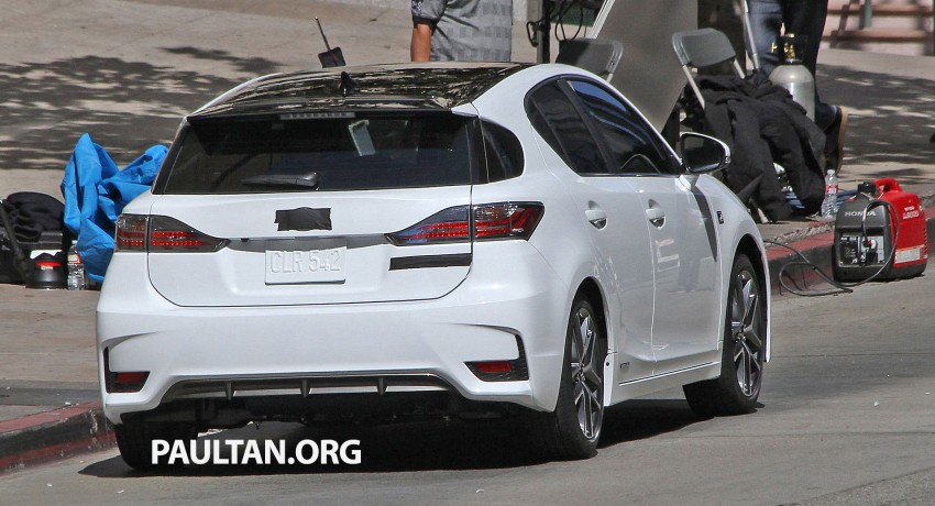 Lexus CT 200h F-Sport facelift completely undisguised 204762