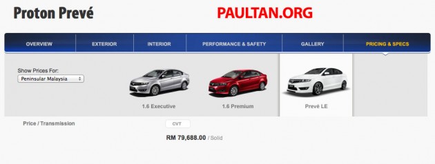 PROTON-PREVE-LE-SPECS