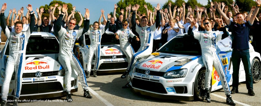 Rally of Spain one-two gives Volkswagen 2013 WRC manufacturers’ title; Kubica wins WRC 2 crown 207356