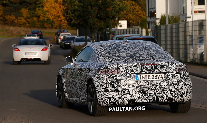 SPIED: 2015 Audi TT benchmarked against RCZ, SLK 205730