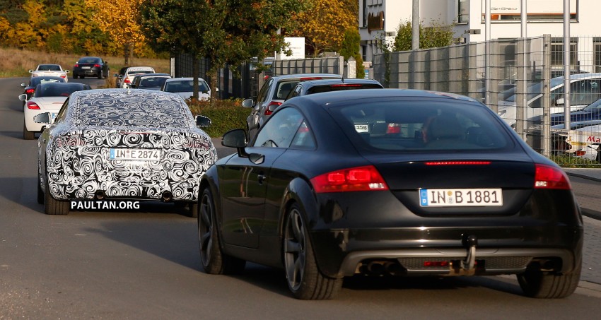 SPIED: 2015 Audi TT benchmarked against RCZ, SLK 205731