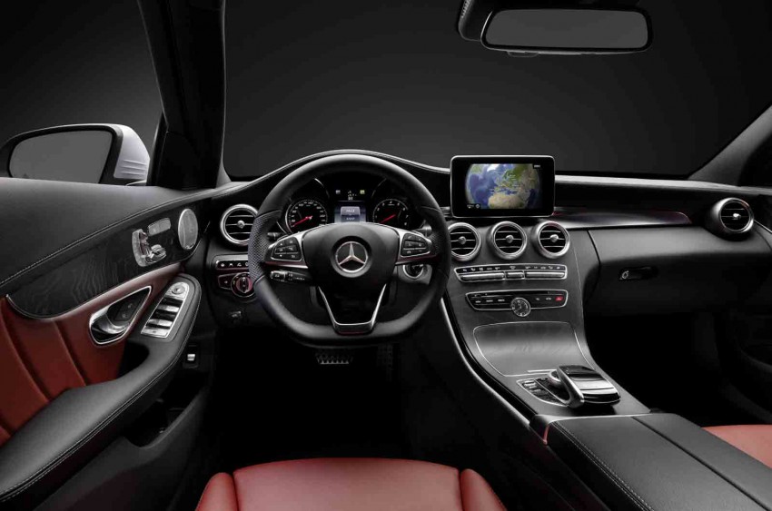 W205 Mercedes C-Class interior and details revealed 205649