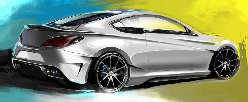 ARK Legato Concept reworks Hyundai Genesis Coupe 203526