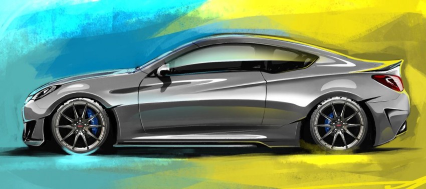 ARK Legato Concept reworks Hyundai Genesis Coupe 203525
