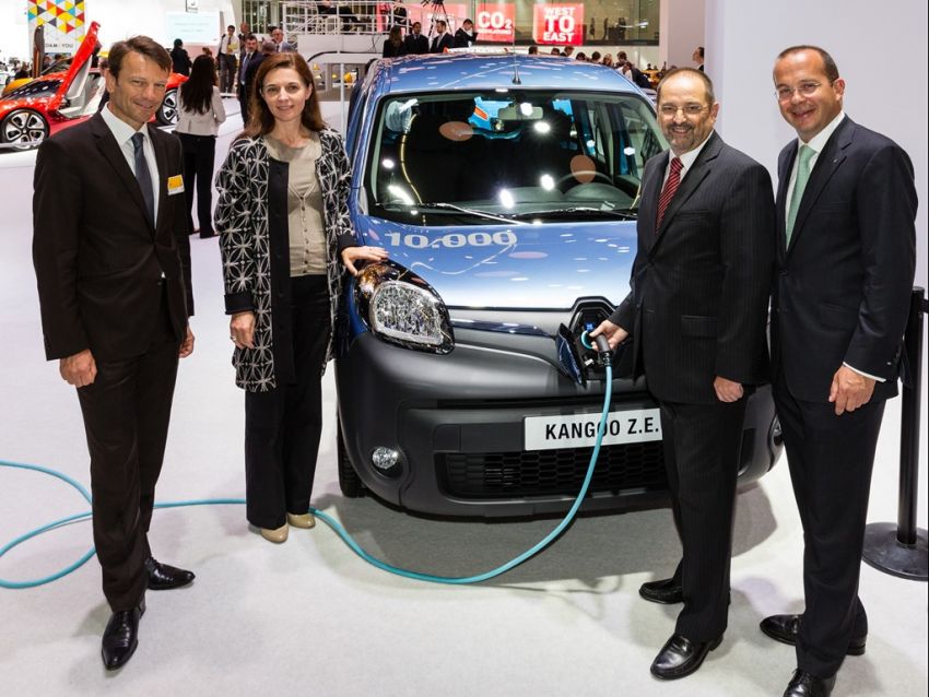 Renault Kangoo Z.E. electric van – 10k units delivered 202187