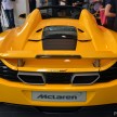 McLaren MP4-12C Coupe and Spider from RM2 million, McLaren Kuala Lumpur showroom launched