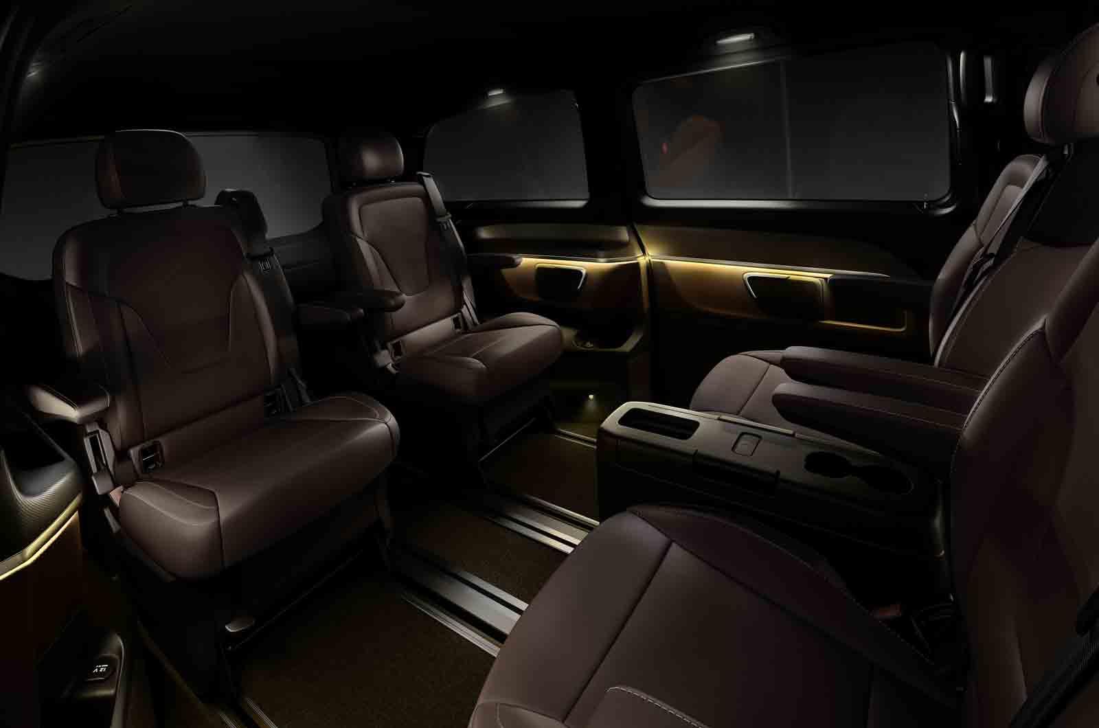 Mercedes-Benz V-Class (W447) interior revealed