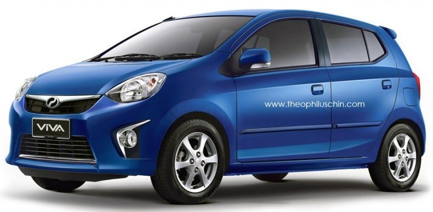 Perodua Viva successor rendered by Theophilus Chin 203158